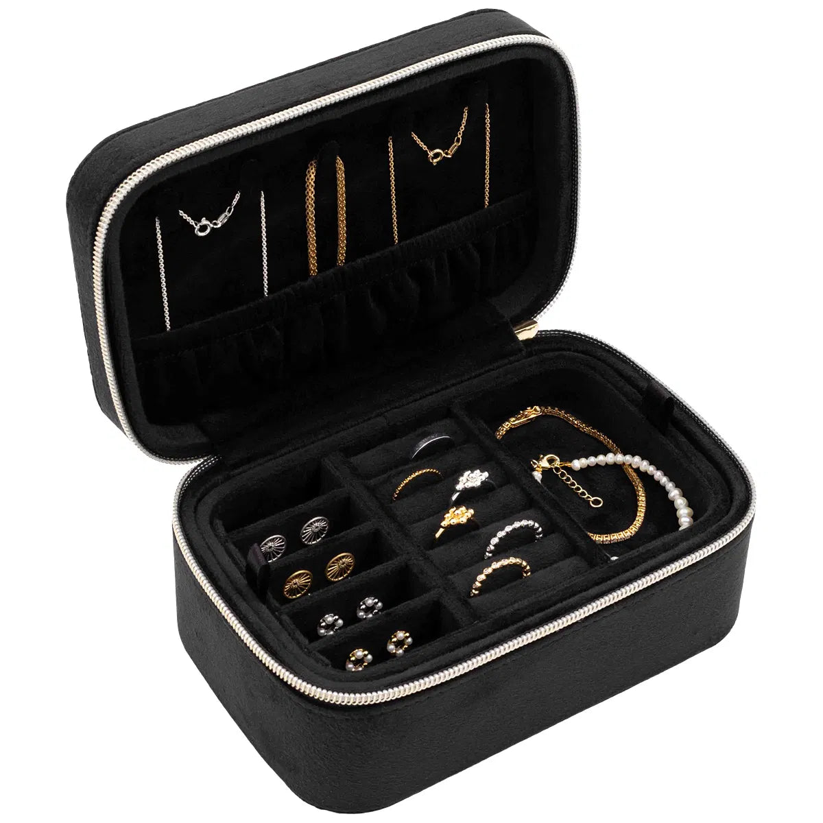 Skartgripaskrín - Ferða - Svart