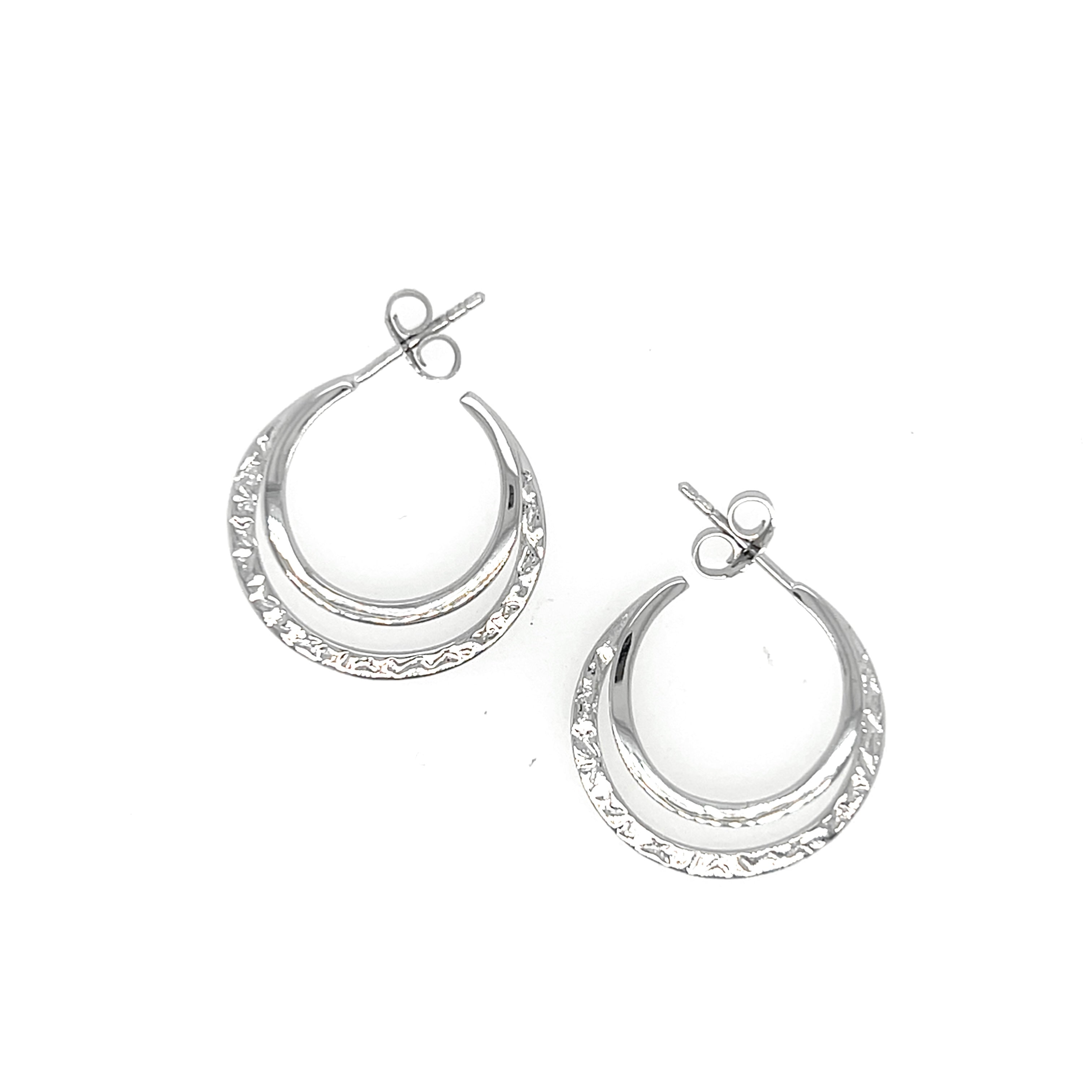 Eyrnalokkar - silfur