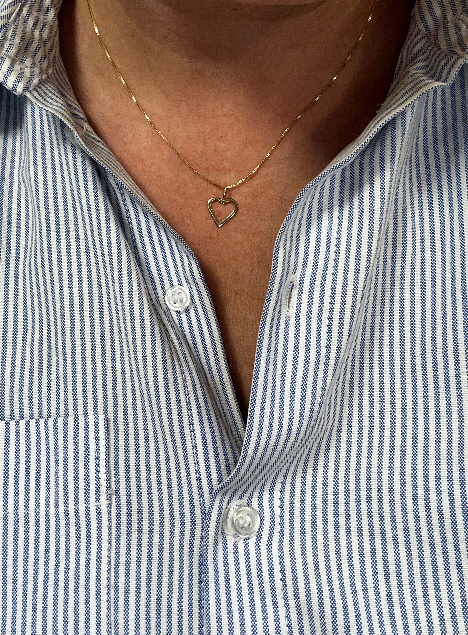 Hálsmen - 14kt gull - hjarta