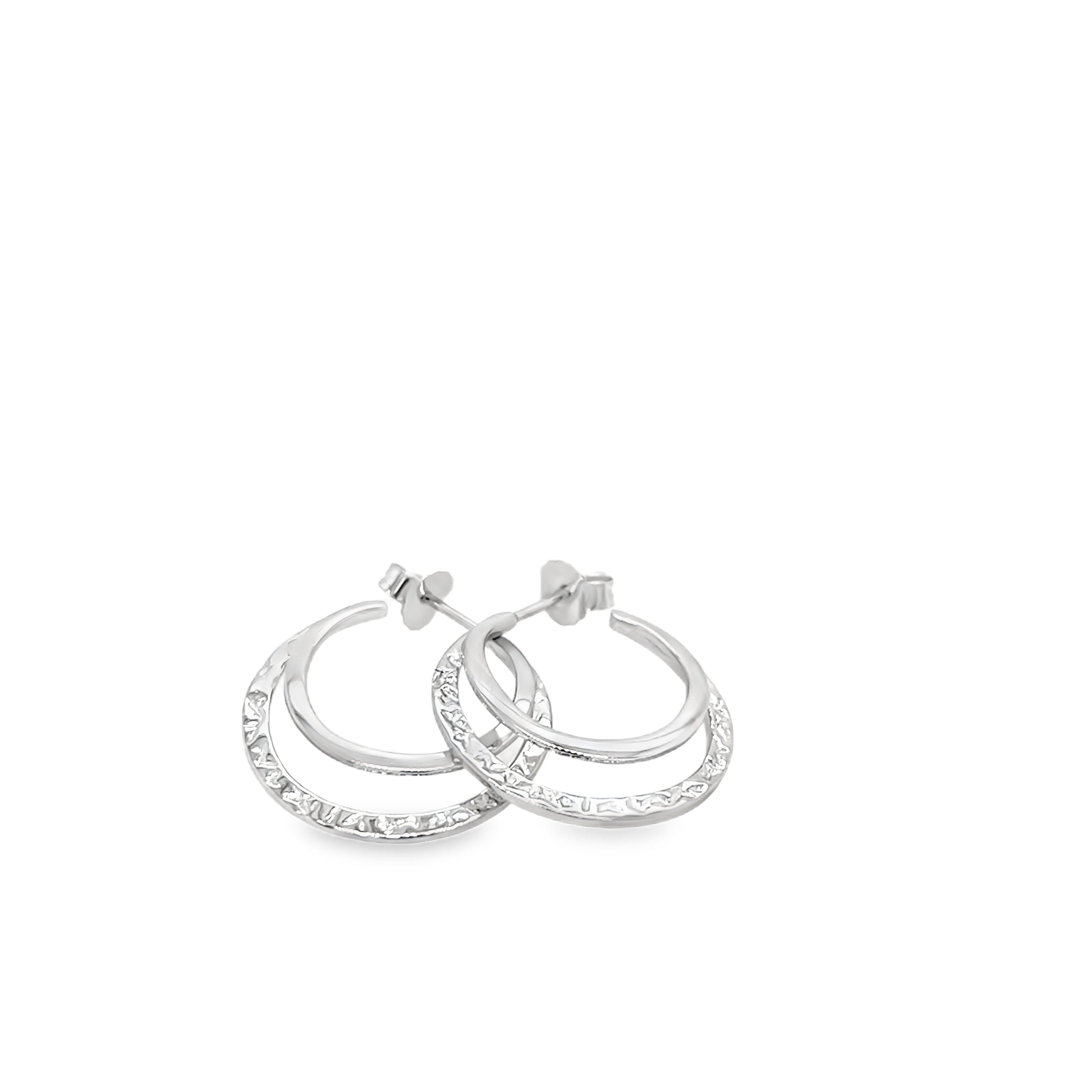 Eyrnalokkar - silfur