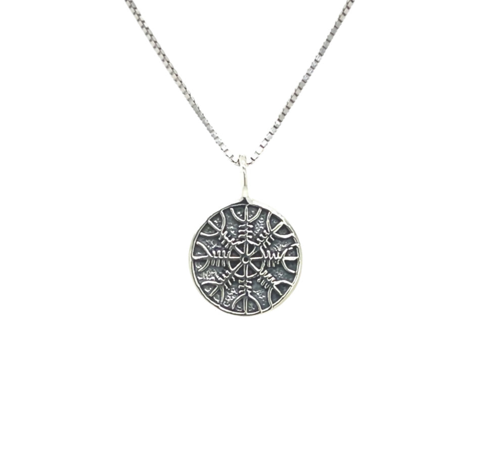 Necklace - Helm of Awe - silver