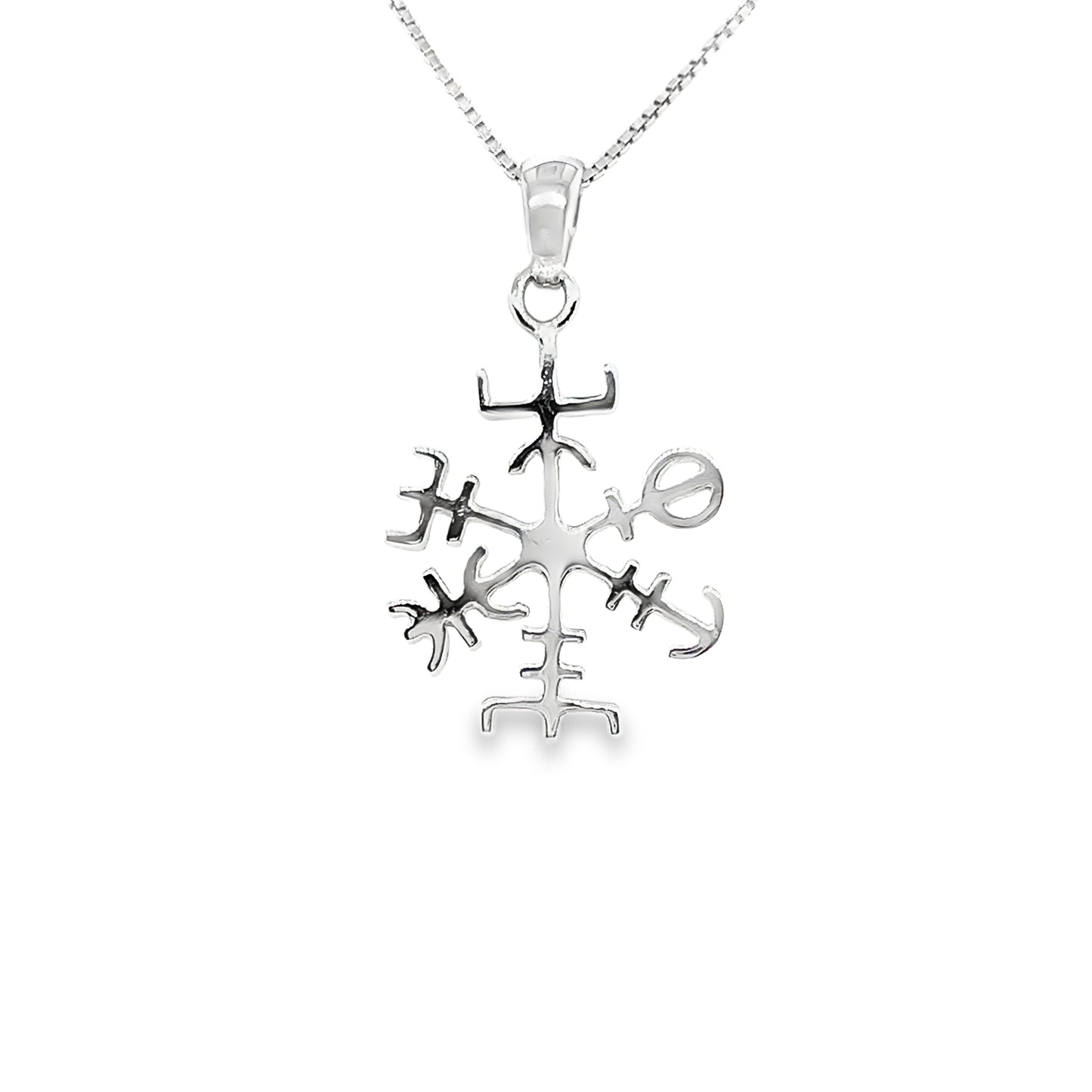 Hálsmen - Vegvísir - silfur