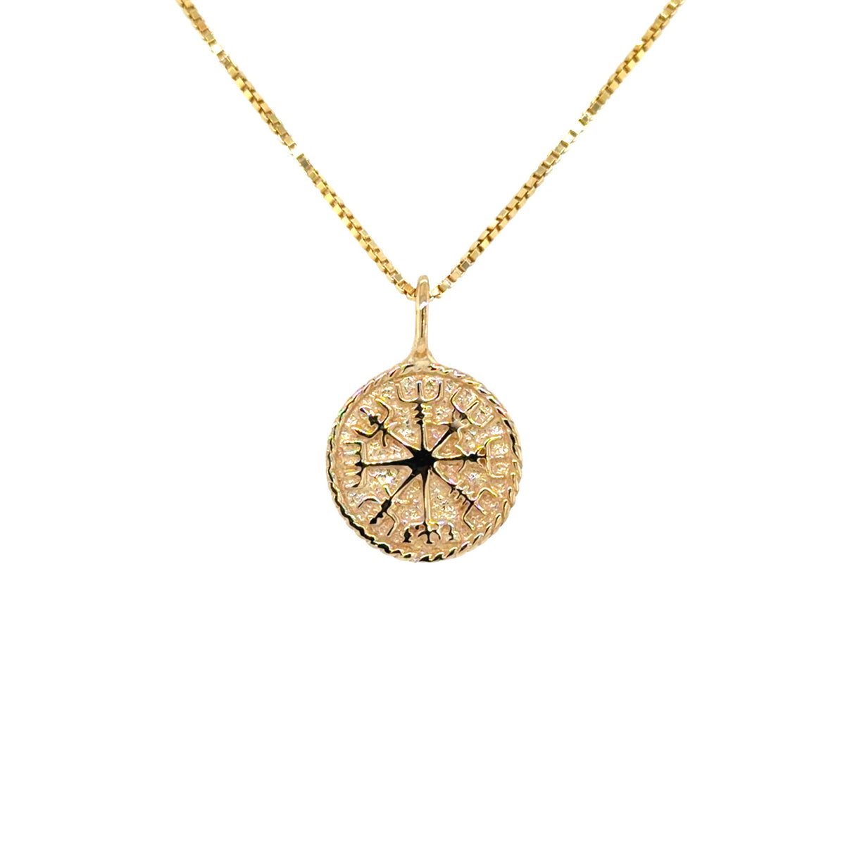Necklace - Vegvisir - 14K