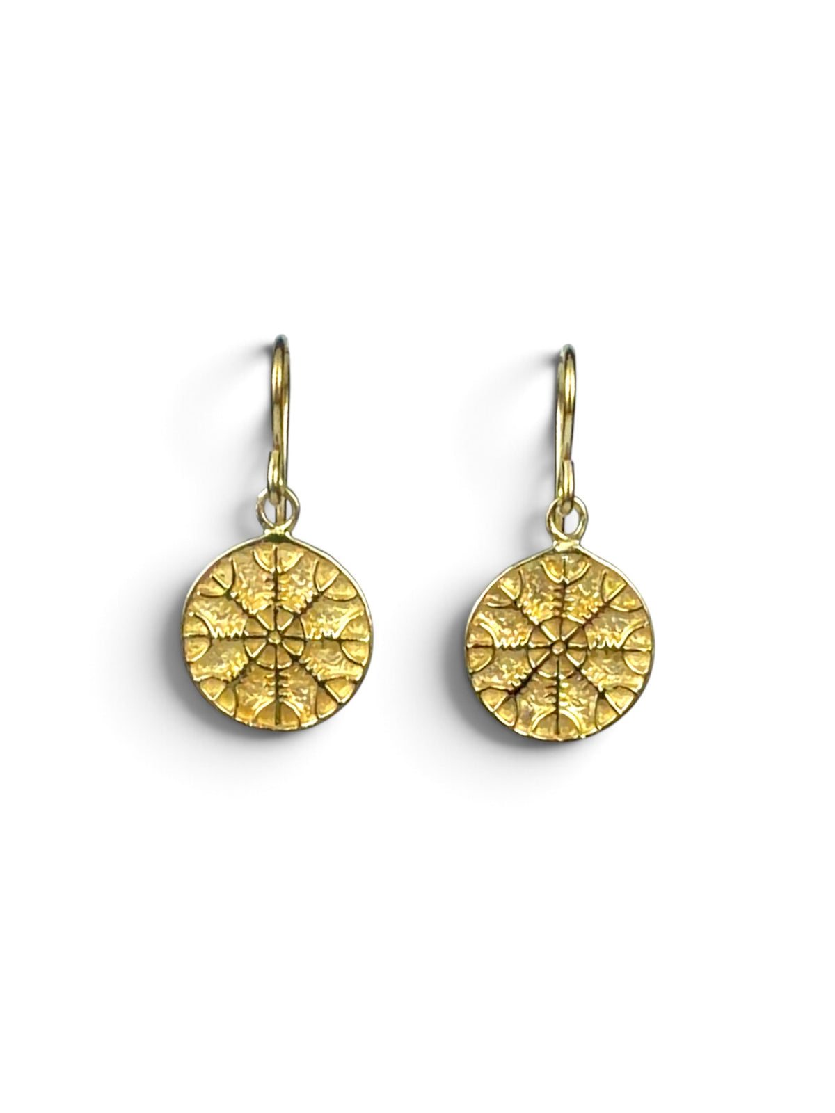 Earrings - Helm of awe - goldplated