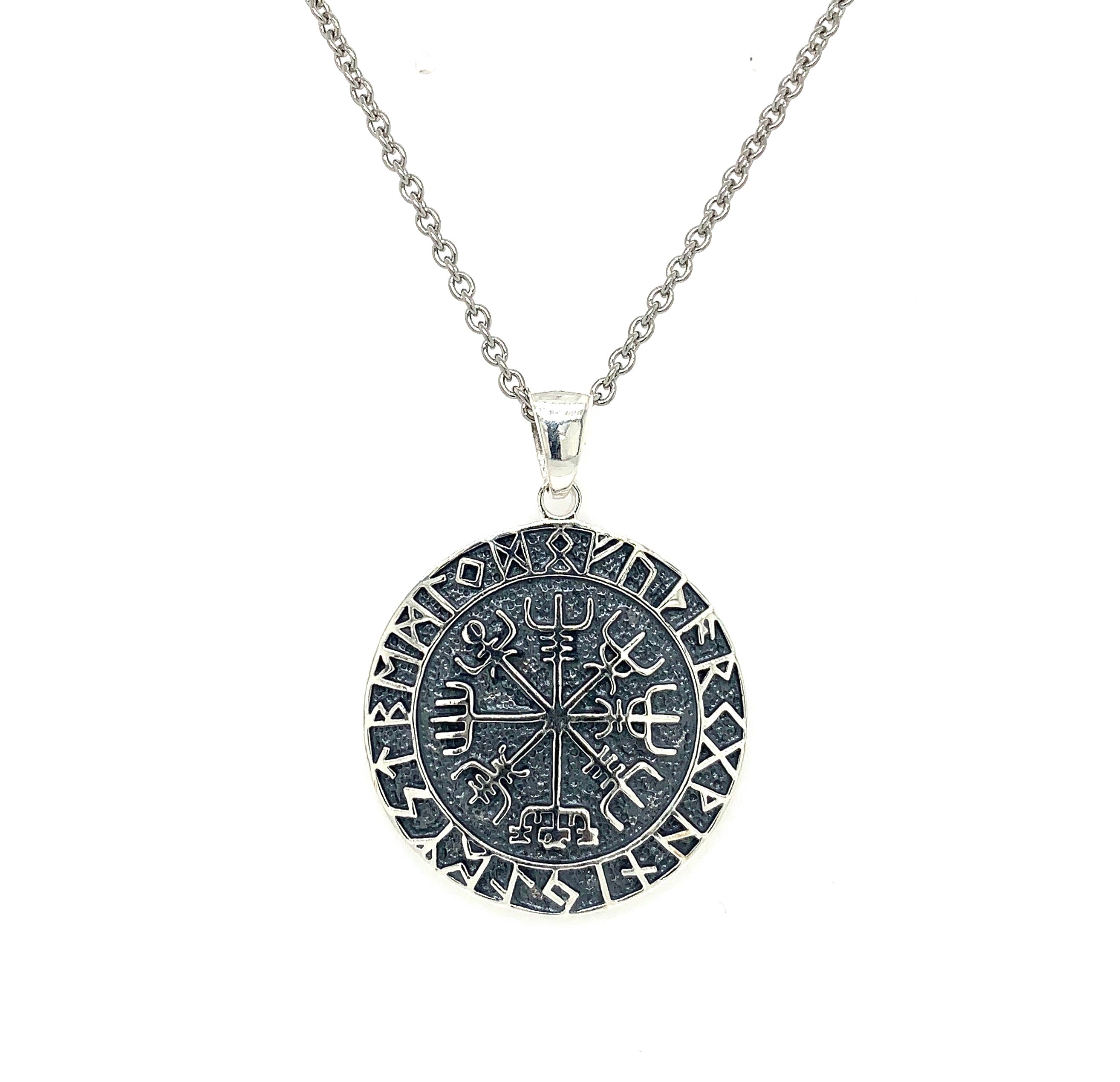 Hálsmen - Vegvísir - silfur